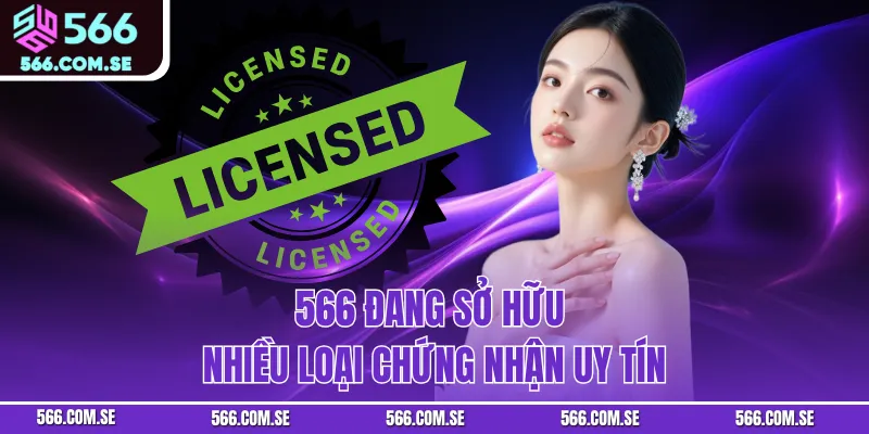 566 đang sở hữu nhiều loại chứng nhận uy tín