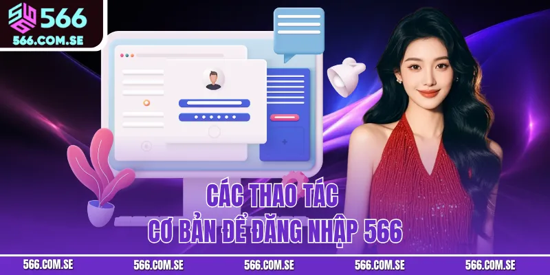 Các thao tác cơ bản để đăng nhập 566