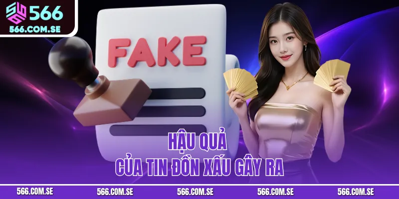 Hậu quả của tin đồn xấu gây ra